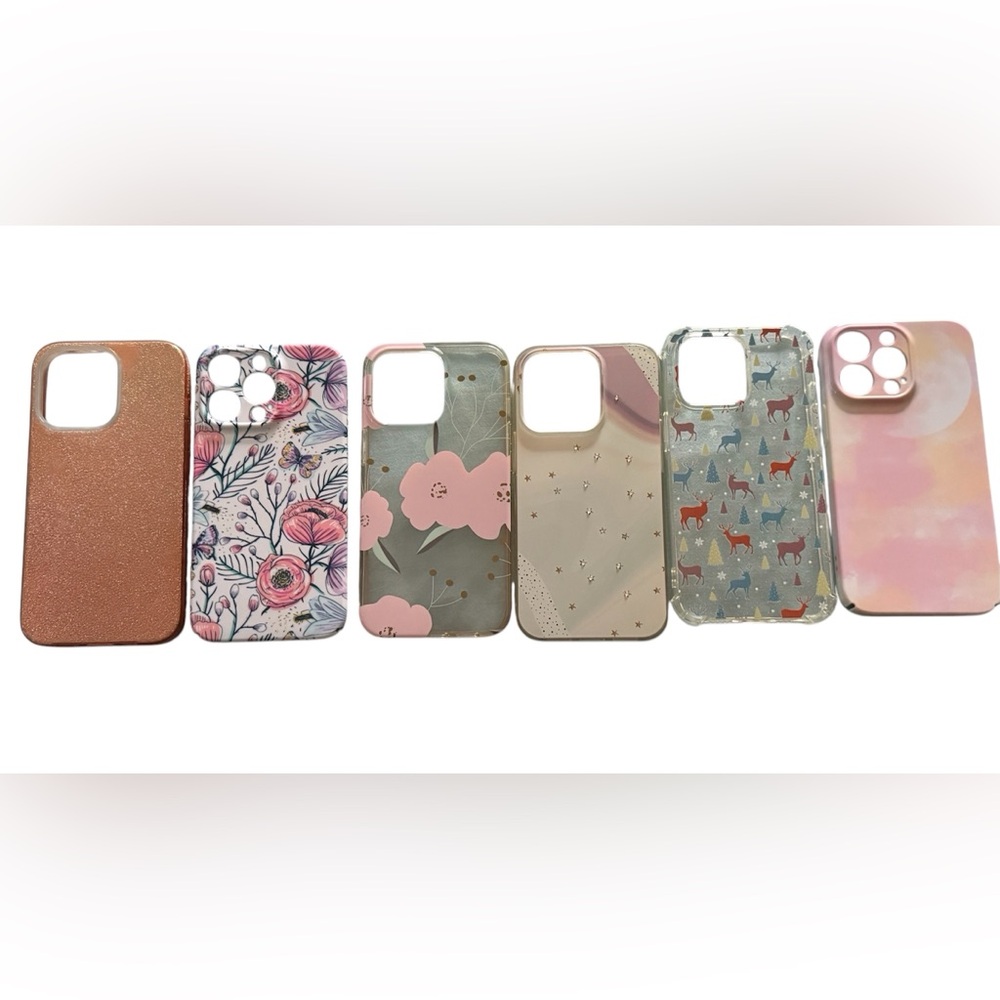 IPhone 13 Pro - 15 Pro 6.1” cases set of 6